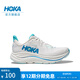 HOKA ONE ONE 【汪順同款】新款夏季男鞋克利夫頓 10跑步鞋CLIFTON 10輕量緩震 白色/天際藍(lán) 41