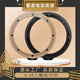 睡眠級(jí)靜音電動(dòng)轉(zhuǎn)盤(pán) 無(wú)線底座轉(zhuǎn)芯 餐廳家用圓桌智能旋轉(zhuǎn)觸控遙控 90cm【棕】 觸控款-1萬(wàn)毫安