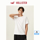 HOLLISTER24夏款經(jīng)典小海鷗情侶基礎(chǔ)款短袖T恤男裝女裝KI324-4042 白色 M (180/100A)