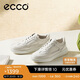 愛步（ECCO）夏季潮流拼色厚底休閑板鞋 街頭球鞋女鞋272803 白色38