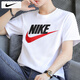 耐克（NIKE）T恤男士 25夏季新款運(yùn)動(dòng)服裝訓(xùn)練健身衣時(shí)尚休閑半袖透氣圓領(lǐng)短袖 全棉親膚/大學(xué)紅/熱推款 L 【175】體重130~150斤左右