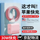 吉格頓蘋果充電器氮化鎵PD30W快充套裝iphone14快充線充電頭適用13/12ProMax手機(jī)Type-C插頭iPad 【櫻花粉】蘋果30W快充頭+1米PD線