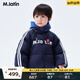 馬·拉?。∕.Latin）/童裝兒童羽絨服冬新款男小童運(yùn)動(dòng)團(tuán)戶(hù)外風(fēng)短款羽絨服 藏青 130 cm