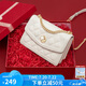 蔻一（Cnoles）包包真牛皮女士大容量單肩斜挎包高端鏈條小方包生日禮物送女友
