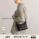 VANESSA HOGAN【高端線】VH女包欣冉hobo包小號(hào)休閑頭層植鞣牛皮輕便腋下單肩包