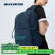 斯凱奇（Skechers）通勤電腦包旅行包簡(jiǎn)約男女書包大容量運(yùn)動(dòng)雙肩包學(xué)生 藏青色