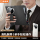 皮皮殼【360新升級(jí)】適用于榮耀MagicV5雙中軸保護(hù)360°全包防摔腕帶榮耀V5手機(jī)殼真皮翻蓋曜石黑保護(hù)套