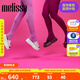 Melissa（梅麗莎）厚底復(fù)古摩登時(shí)尚女果凍拖鞋32818 灰色 37