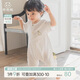乖奇熊男女寶寶短袖連體衣夏季薄款居家服透氣嬰幼兒哈衣爬服彈力