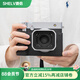 攝侶富士gfx100rf保護(hù)套x100vi手柄皮套x100rf相機(jī)套xm5相機(jī)包xt50手柄保護(hù)殼xt30二代底座肩帶配件 GFX100RF經(jīng)典黑真皮保護(hù)套