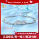 瑪薩皇冠（MazaHonguan）七夕情人節(jié)禮物吻手鏈銀女生輕奢小眾設計精致款高級感送女朋友 【七夕情人節(jié)禮物】「吻」S925手鏈