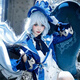 原神cos服芙卡洛斯楓丹水神芙寧娜cosplay服裝二次元女裝全套c服 XS 水神假發(fā)