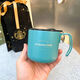 星巴克星巴克杯子經(jīng)典墨綠馬克杯咖啡杯保溫杯桌面杯茶杯喝水杯送禮禮物 藍色馬克杯