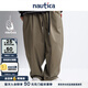 nautica white sail白帆×湯本弘通監(jiān)制男女同款廓形休閑長褲HYPW3411 軍綠色3CY L
