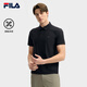FILA 斐樂(lè )官方男裝針織短袖POLO衫2025夏季新款休閑涼感基礎上衣 傳奇藍-NV L 175/96A/L
