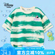 Disney baby迪士尼男女童短袖兒童T恤中小童裝夏季套頭百搭上衣 翠綠 110