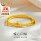 中國黃金（CHINA GOLD）黃金手鏈足金多彩蝴蝶轉(zhuǎn)運珠光珠手串生日七夕禮物送女友老婆 【多彩蝴蝶】約3.76g