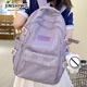 JINSHIWQ書(shū)包女初中高中生雙肩包女學(xué)生高顏值背包電腦包【基礎款】紫色