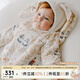 OAK FAMILY 新生兒夾棉連體衣寶寶冬裝棉衣爬服百天連體嬰兒衣服 【斜襟連帽】梨果莊園 90cm （推薦1~2歲）
