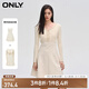 ONLYONLY時尚針織收腰傘裙套裝短裙連衣裙女|124107001 A03 毛藝灰色WHITECAP GRAY L (170) 88A