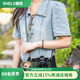 攝侶尼康ZF相機(jī)包Z50二代z63代底座殼z6z7二代保護(hù)套nikonZ30相機(jī)套z5保護(hù)殼Z6III半套ZFC皮套肩帶配件 ZF復(fù)古綠真皮底座+墊肩牛皮肩帶