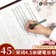 理沙星樹(shù)高品質(zhì)字帖成年人靜心行書(shū)洛神賦上林賦宋詞長(zhǎng)卷字帖硬筆臨摹鋼筆成人練字入門行楷古詩(shī)詞練字帖 洛神賦1.4米+鋼筆字帖