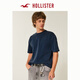 HOLLISTER25夏新款情侶重磅基礎款棉質短袖T恤男裝女裝KI324-5100 海軍藍 S (175/92A)