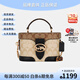 蔻馳（COACH）女包KAY 20經(jīng)典老花女款盒子包化妝包手提包單肩斜挎包禮物送女友 老款卡其色