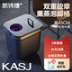 凱詩捷（KASJ）泡腳桶足浴盆全自動(dòng)按摩恒溫加熱洗腳盆過膝足浴桶送爸媽生日禮物Z201 摩登灰