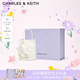 CHARLES&KEITH純色褶皺磁吸手提斜挎托特包包女包生日禮物七夕禮物CK2-30782347 Cream奶白色 S