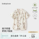 babylove【清倉(cāng)】嬰兒短袖連體衣夏季薄款竹棉山茶紗布透氣和尚服國(guó)風(fēng)哈衣