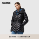 MACKAGE女士 ARITA收腰經(jīng)典休閑經(jīng)典顯瘦修身夾克羽絨服外套 黑色 S