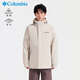 哥倫比亞三合一男秋冬熱能防水700蓬羽絨外套XE1504 278XL