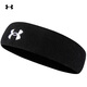 安德瑪（Under Armour）運動發(fā)帶男女止汗帶吸汗頭帶跑步導汗帶籃球防汗頭巾頭箍戴束發(fā)帶