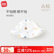 麥拉貝拉（MOLO BALO）嬰兒帽子夏季新款寶寶可愛超萌卡通漁夫帽外出遮陽帽 白色 S