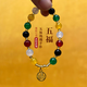 杭州直發(fā)靈隱瑪瑙手鏈五福臨門(mén)好運(yùn)五彩瑪瑙手串多彩多福女生禮物 8mm瑪瑙福字款手串【已過(guò)香】