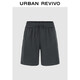 UR2025夏季新款男裝時(shí)尚休閑運動(dòng)風(fēng)松緊腰抽繩短褲UMM650048