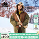 卡帕（Kappa）背靠背棉服2024新款男女款秋冬保暖外套防寒服棉襖棉衣K0EZ2MM30D