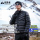 拓路者雪狐鵝絨服男立領(lǐng)排骨羽絨服秋冬季外套保暖沖鋒衣內(nèi)膽女戶(hù)外防風(fēng) 黑色-男 M