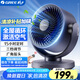 格力（GREE）空氣循環(huán)扇臺式風扇家用電風扇風寶遙控小風扇搖頭電扇渦輪換氣扇循環(huán)對流風扇FXT-1506Bg3
