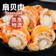特大號扇貝肉櫛孔貝無(wú)冰衣新鮮熟凍扇貝貝類(lèi)海鮮批發(fā) 特大號扇貝肉20-40個(gè)/斤 無(wú)冰衣5斤裝