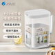 阿司倍鷺（ASVEL）塑料冷水壺大容量涼水壺泡茶壺冰箱果汁壺扎壺食品級耐高溫 1.2L