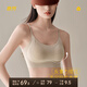 意芬無(wú)尺碼文胸軟支撐聚攏防下垂女士收副乳無(wú)鋼圈薄款無(wú)痕內(nèi)衣女夏季 淺咖 均碼