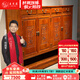 王木匠 紅木家具 緬甸花梨（學(xué)名：大果紫檀）中式實木鞋柜 客廳入戶鞋柜玄關(guān)柜儲物柜門口鞋架 四門鞋柜