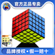 圣手魔方三階比賽專用四階二階五階六階全套磁力解壓兒童益智玩具男孩 【5階黑色】+書+視頻+底座