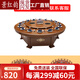 景紅韻 酒店電動旋轉(zhuǎn)餐桌18/22/30人電動大圓桌飯店包廂會所招待餐桌 更大尺寸請聯(lián)系客服