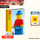 樂高（LEGO）大比例人仔40819賽車手/40649人仔系列 男女拼搭積木玩具 40649 放大版樂高小人仔