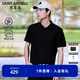 報喜鳥短袖POLO衫男裝【涼感抗菌科技】2025夏季新款男士時尚短袖POLO衫 曜石黑 XL -50(180/100)