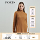 PORTS寶姿女裝 秋冬新品針織套頭衫LL9K464LXI001 深咖哩褐 M
