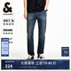 杰克·瓊斯（JACK&JONES）男裝舒適潮流高級百搭涼感面料時尚貓須水洗修身牛仔褲225232011 A14深牛仔藍 33 180 W33/L32